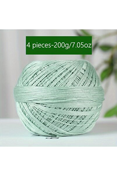 Choice 10 1PC Premium Mercerized Silk Lace Yarn Bundle-Soft, Durable, Vibrant...