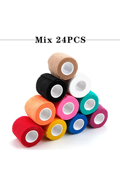 Choice23 A0170-24Pcs Mix 6/24/48Pcs Self-Adhesive Elastic Disposable TattooNo...