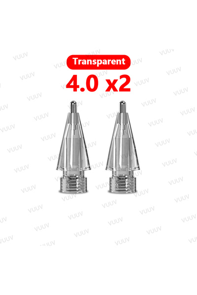 Choice10 4.0 transparent x2 애플펜슬 펜촉 for Pencil Nib Tip for Pencil 2 1 / Pro /...
