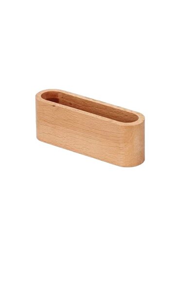 Choice 1 Pcs Beech Desktop Accessories Storage Box Wooden Business Card Holde...