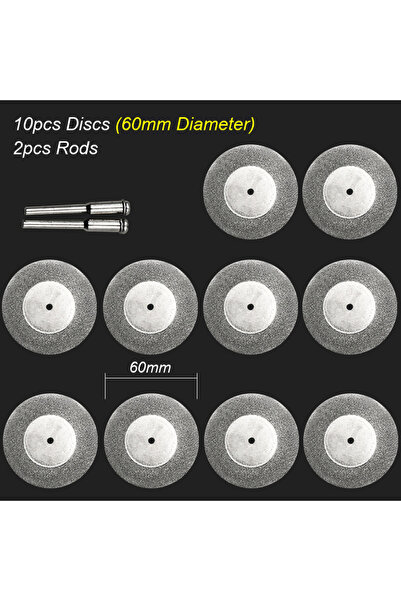 Choice1 60mm Cutting Disc Diamond Cutting Disc Wheels Rotary Tool Circular Sa...