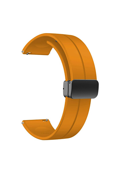 Choice65 20MM Width Band Yellow 22mm 20mm Magnetic Silicone Strap For X Swatc...