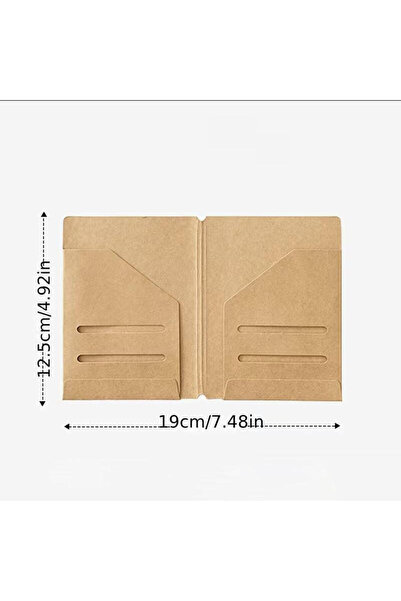 choice2 S Kraft Paper File Folder for Refillable Travel Journals, Standard Po...