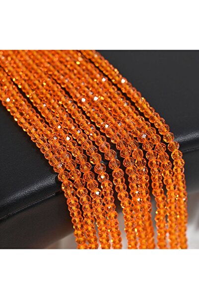 Choice26 4mm100pcs 1 100Pcs 4MM Artificial Crystal Glass Beads Flat Round Cle...