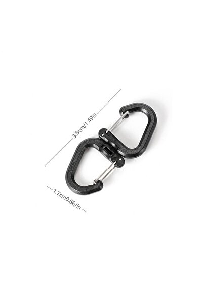 Choice1 S 360 Degree Swivels Carabiner Double Swivel Clips Backpacks Carabine...