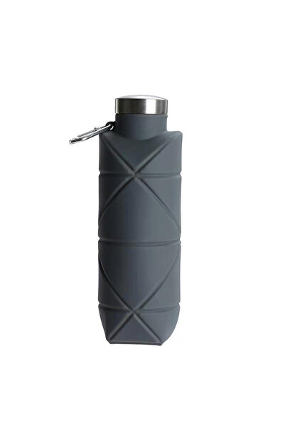Choice 0.7L Grey LUSQI 700ml Travel Outdoor Sports Silicone Folding Rhombus W...