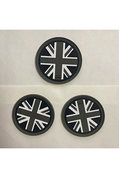 Choice1 Gray jack 3pcs Car Coasters Car Water Cup Slot Storage Mat Non-slip P...