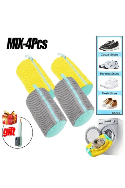 Choice8 4PCS-mix-gift Laundry Bags Shoe Washing Machine Bag-with Zipper Laund...