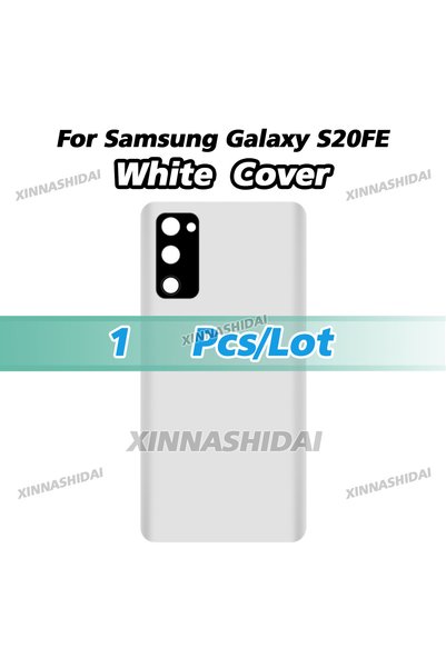 Choice4 1 قطعة غطاء خلفي أبيض للبطارية لهاتف سامسونج جالاكسي S20 FE G7810 مع ...