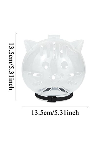 Choice1 S Cat Bubble Muzzle Breathable Sturdy Muzzle Mask Cat Head Cover Spac...