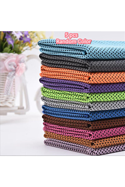 Choice 5 pcs 1-10pcs Cooling Towel Instant Relief Microfiber Cool Towels Chil...
