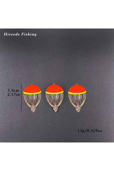 Choice 15g 3 PCS Hireedsfishing Plastic Float Slip Plastic Float Bobber Multi...