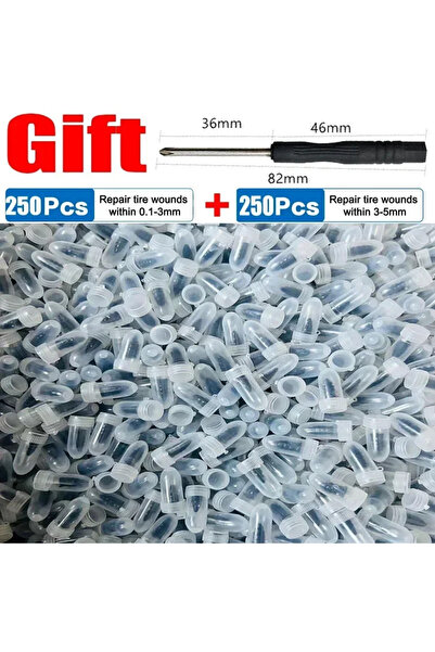 Choice10 500Pcs Mix 10/500pc Vacuum Tyre Repair Nail Tire Puncture Screws Mot...