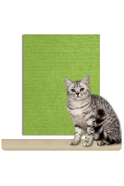 Choice60 60X100CM Green DIYSelf-Adhesive Cat Scratching Mat Trimmable Cat Car...