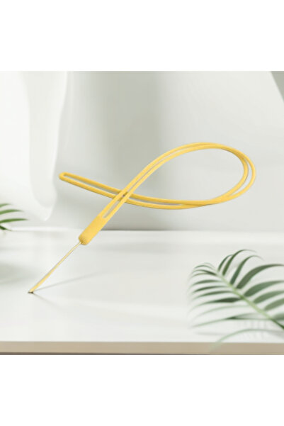 Choice6 yellow Universal Long Silicone Rope Neck Lanyard Cell Mobile Phone Ca...