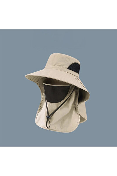 Choice4 khaki Wide Brim Outdoor Sun Hat Breathable Full Face Sun Shield Cap A...