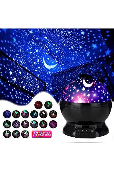 choice2 Blue LED Rotating Night Light Projector Starry Sky Star Master Childr...