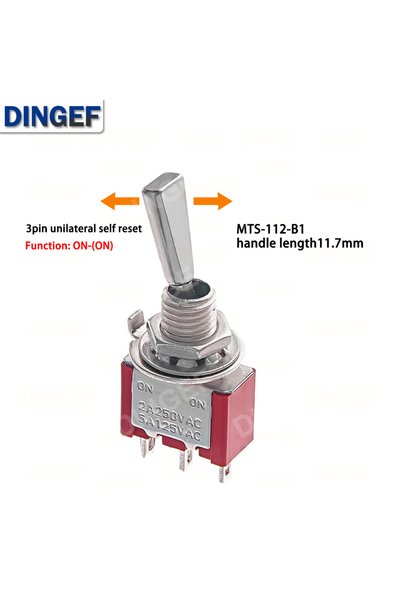 Choice1 2PCS 3P ON-ON R 11.7MM 2PCS 3/6Pin 2/3 Positions RC Model Remote Cont...