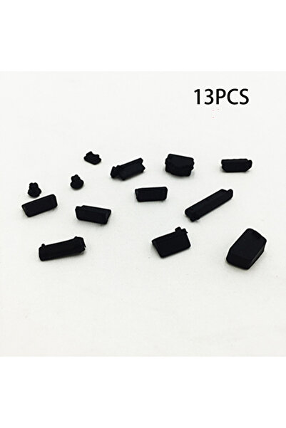 choice2 13PCS Black Notebook Dust Plug USB Type C HDMI Interface Dust Protect...