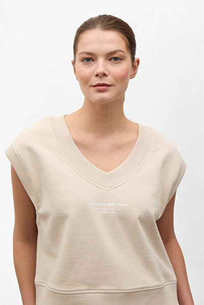 MORE ACTIVE Bath V Yaka 3 İplik Şardonsuz Vest