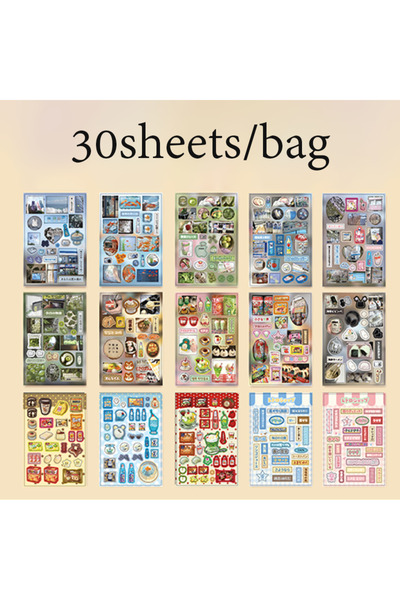 Choice S25930-2 Mr Paper Millenium Dream Book Series Sticker Book Korean Anci...