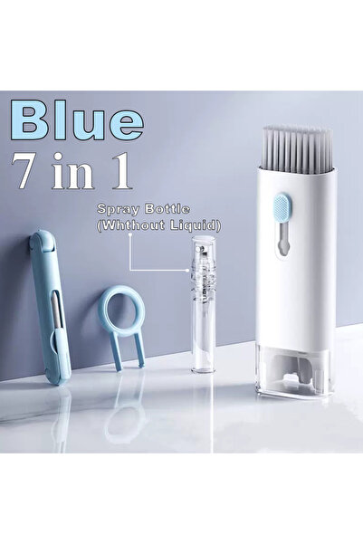 Choice4 Blue 7-in-1 Computer Keyboard Cleaner Brush Kit Earphone Cleaning Pen...