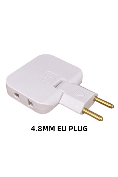 Choice white EU Travel Adapter 3 in 1 US To EU Electrical Socket Power Adapte...