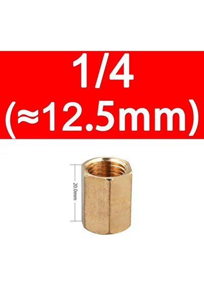 Choice10 02 1PCS Brass Pipe Fitting Copper Hose Hex Coupling Coupler Fast Con...