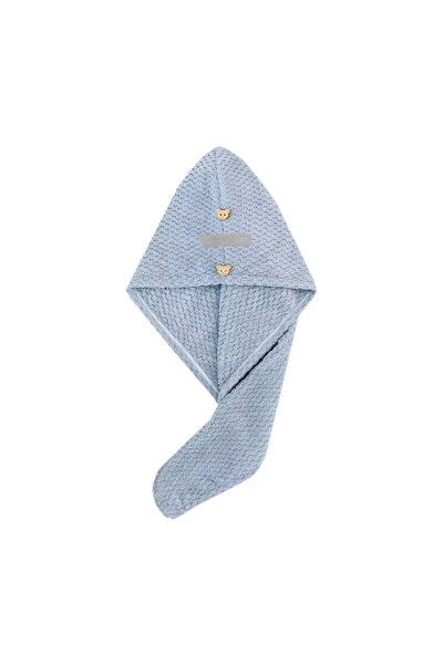 Choice blue-1pc Women'S Quick-Dry Microfiber Headscarves - Hair Drying Cap, A...