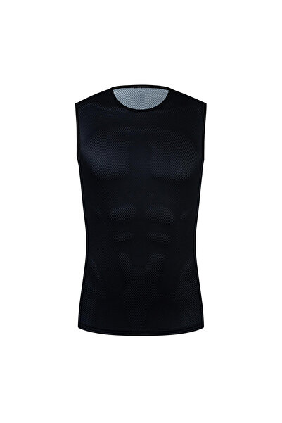 Choice L Black Reflective Cycling Base Layers White Cycling Undershirt Quick ...