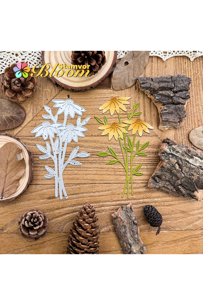 Choice Lovely Bunch of Flowers Daisy Metal Cutting Dies Scrapbooking Decorati...