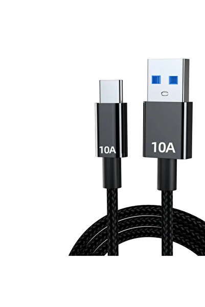 Choice1 0.25M Black New 10A 120W Fast Charging Type C Cable Usb Data Transfer...