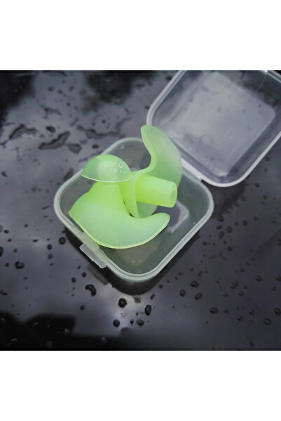 Choice C073-5 green Soft Portable Dust-Proof Ear Plugs With Box Waterproof Ad...
