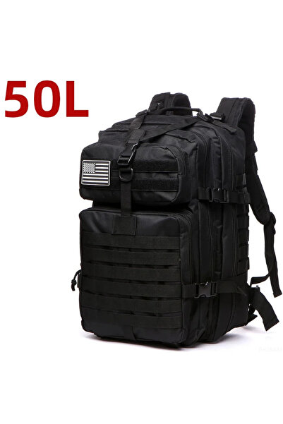 Choice 50L (Black) 25L/50L 1000D Nylon Waterproof Trekking Fishing Hunting Ba...