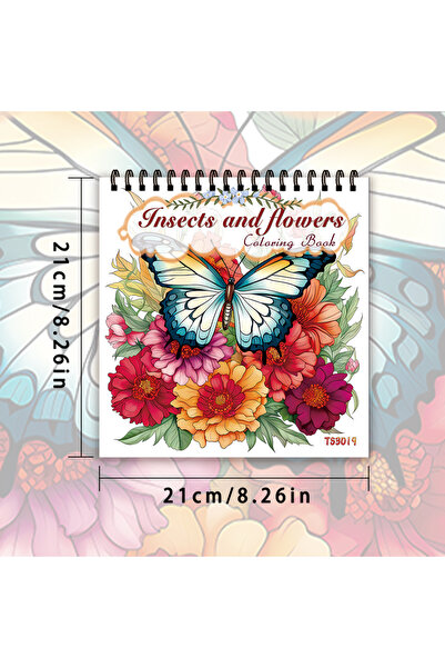 Choice1 MULTI Adult coloring book - 30 Sheets Women's spiral coloring book, 8...