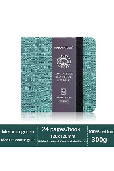 Choice15 12X12cm D POTENTATE 100% Cotton Square Watercolor Book 300g Organ Bo...