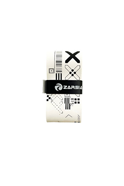 Choice WHITE ZARSIA New Matte Printed Sweat-Absorbing Grip Tape for Tennis Ba...