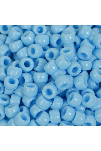 Choice23 100pcs style 1 100Pcs Pony Beads 6x9mm Glitter Acrylic Beads Luminou...