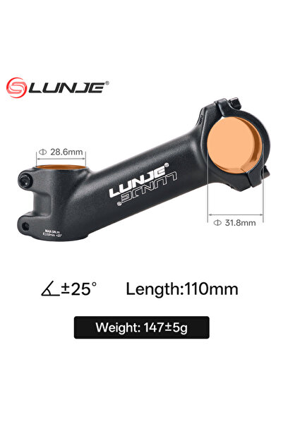 Choice 25Degree-110mm Ultralight Bike Power 60/70/80/90/100/110MM MTB Bike St...