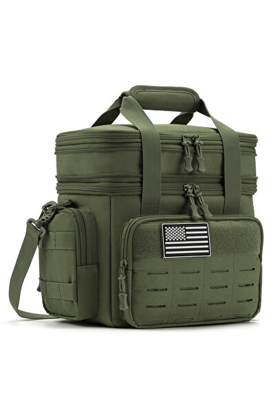 Choice Green Tactical Lunch Bag for mens heavy duty lunch box Leakproof insul...
