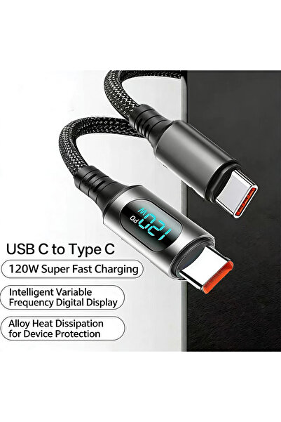Choice 2m USB C to Type C NNBILI 120W USB C to Type C With Digital Display Su...