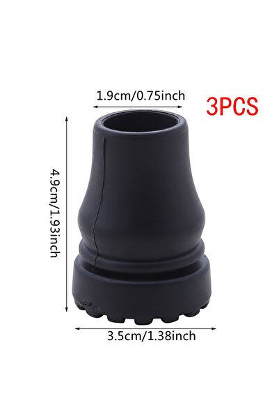 Choice8 19mm-3PCS Pad Cap Non-Slip Walking Stick Crutch Cane Bottom Pads Cove...