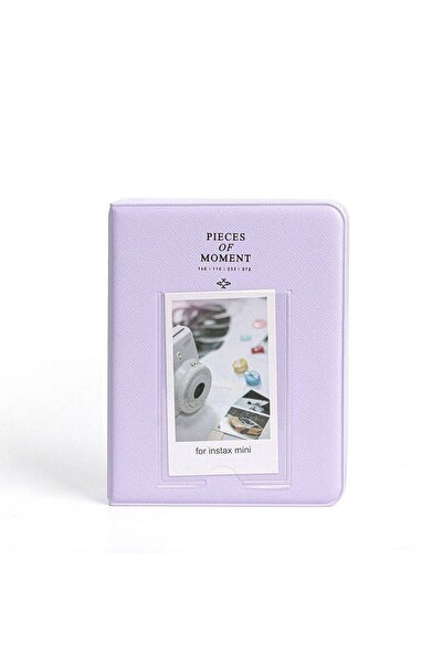 Choice purple 64 Pockets For Polaroid Photo Album Mini Instant Picture Case S...