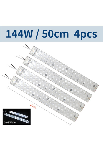 Choice Cold White 6500K 50cm 4pcs 144w LED Module Bar 220V Ceiling Light LED ...