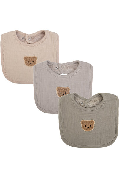 choice2 7-44-53 3Pcs/Lot Cute Bear Muslin Cotton Gauze Baby Bibs Saliva Towel...