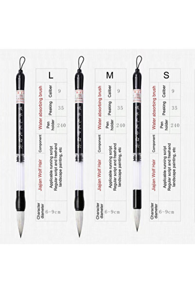 Choice1 N1 3 Pcs Calligraphy Brush Set Water Storage Paint Brush Pen Automati...