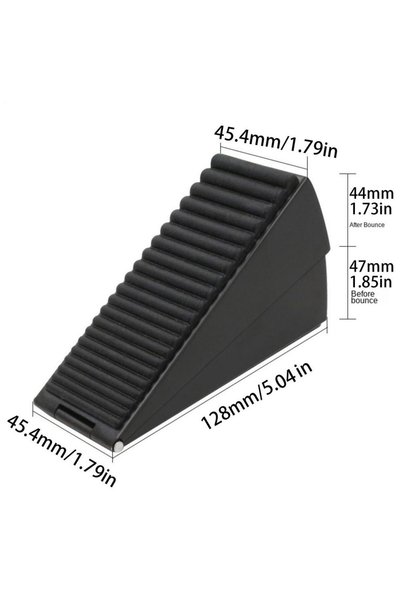Choice1 B Heavy Duty Door Stopper Height Adjustable Spring Loaded Wedge Door ...