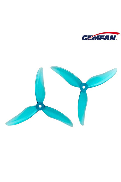 Choice4 51499 Blue 4PCS/2Pairs Gemfan Hurricane 51499 Props 5 Inch 3-Blade CW...