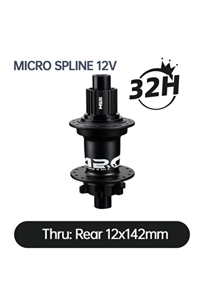 Choice R BLACK MS TA ARC MT088 MTB Hub 6 Pawls 180 Clicks Sealed Bearing Hub ...