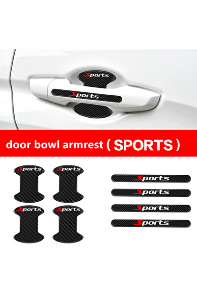 Choice Set of 8 pieces Car door handle scratch-proof car door bowl door bowl ...